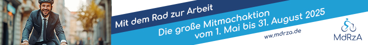 Mit dem Rad zur Arbeit.